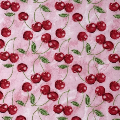 Cherries Design #2 Fabric Pattern
