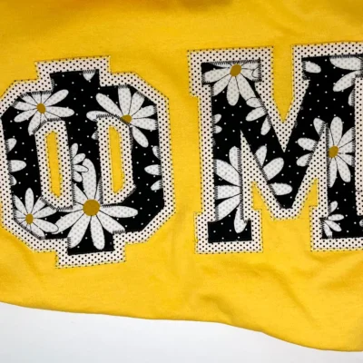 Letter and Thread - Phi Mu Letters Shirt Design